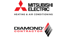 mitsubishi electric diamond contractor badge