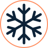 black snowflake icon